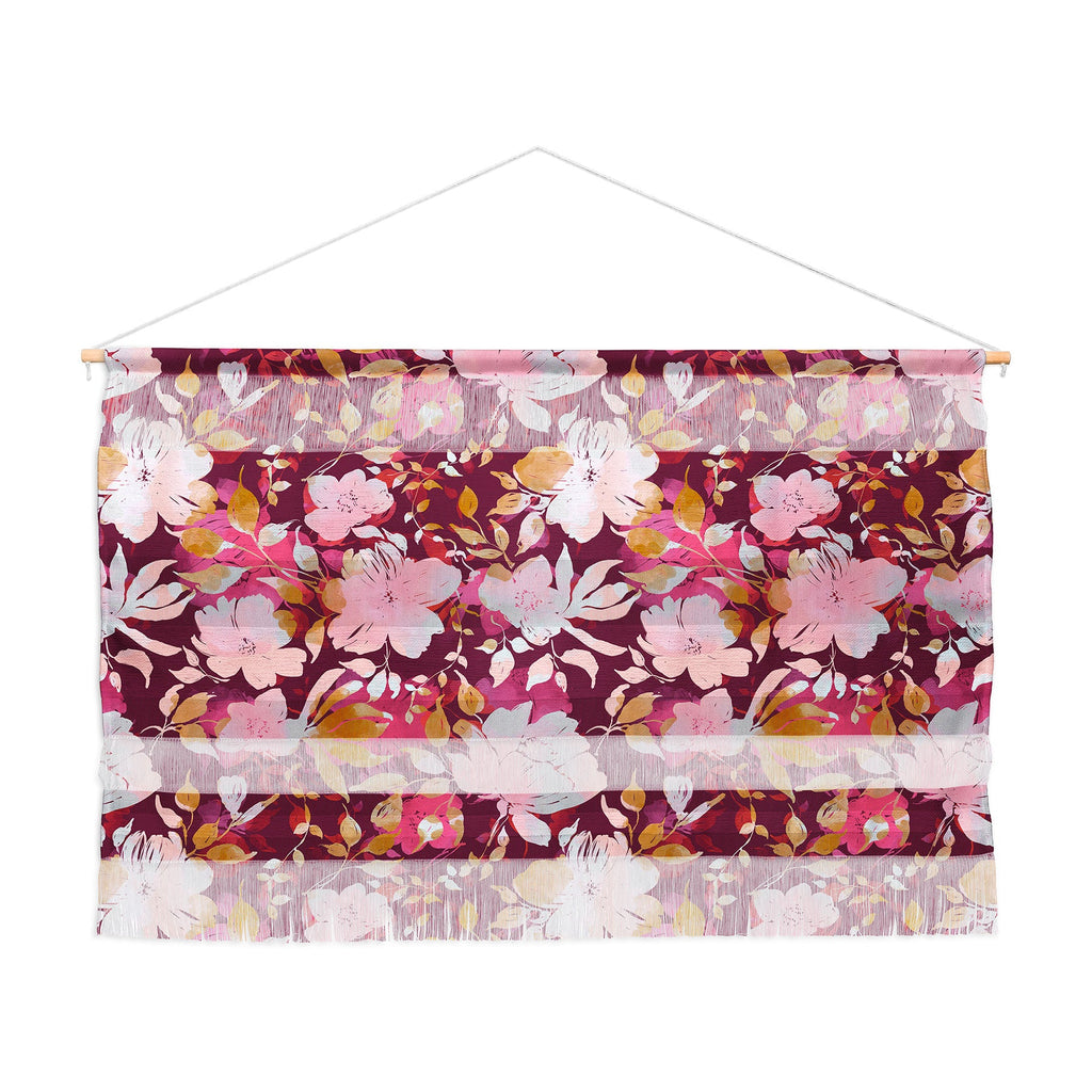 Marta Barragan Camarasa Blossoming Burgundy Fall Wall Hanging Landscape