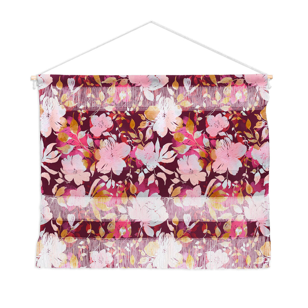 Marta Barragan Camarasa Blossoming Burgundy Fall Wall Hanging Landscape