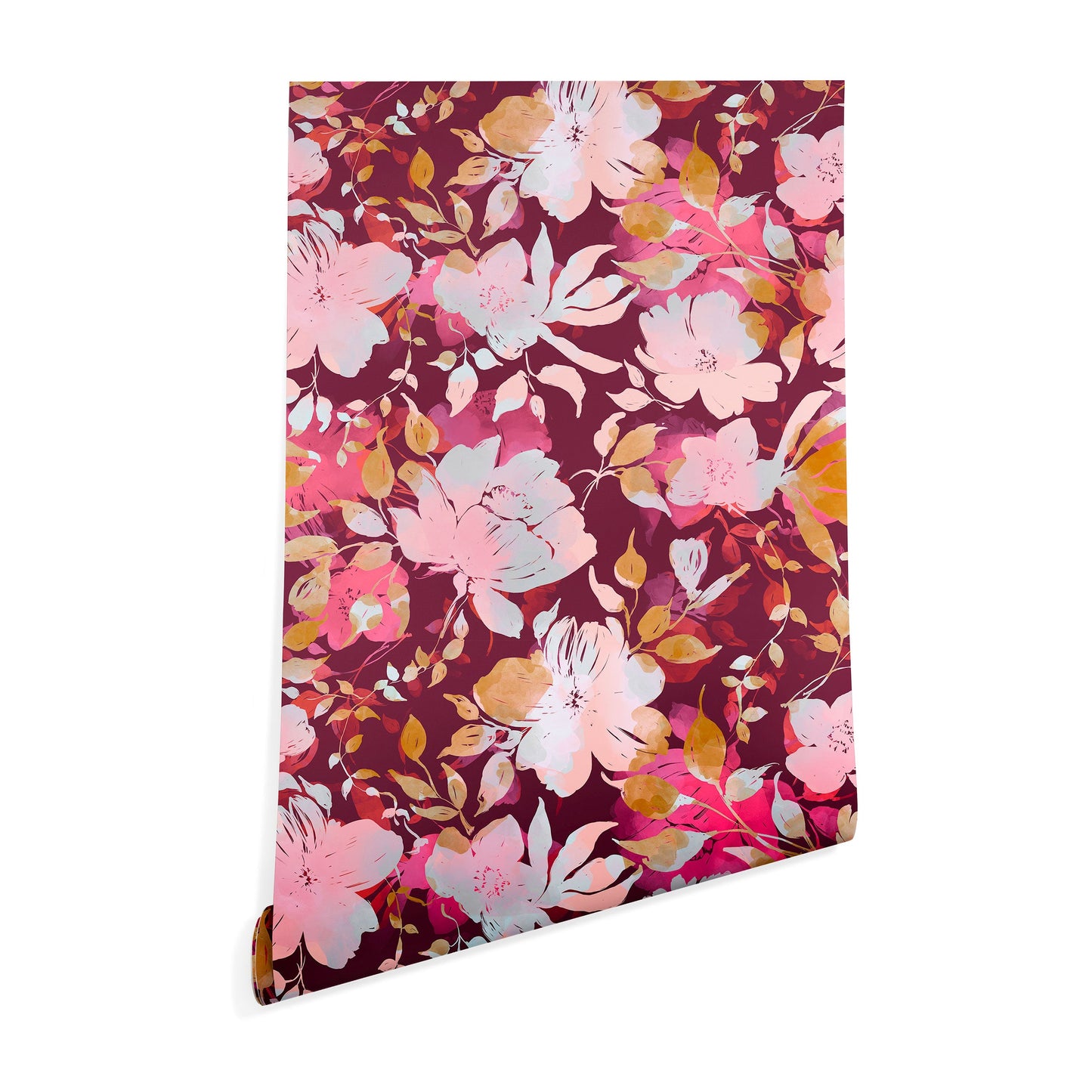 Marta Barragan Camarasa Blossoming Burgundy Fall Wallpaper