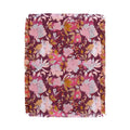 Marta Barragan Camarasa Blossoming Burgundy Fall Throw Blanket