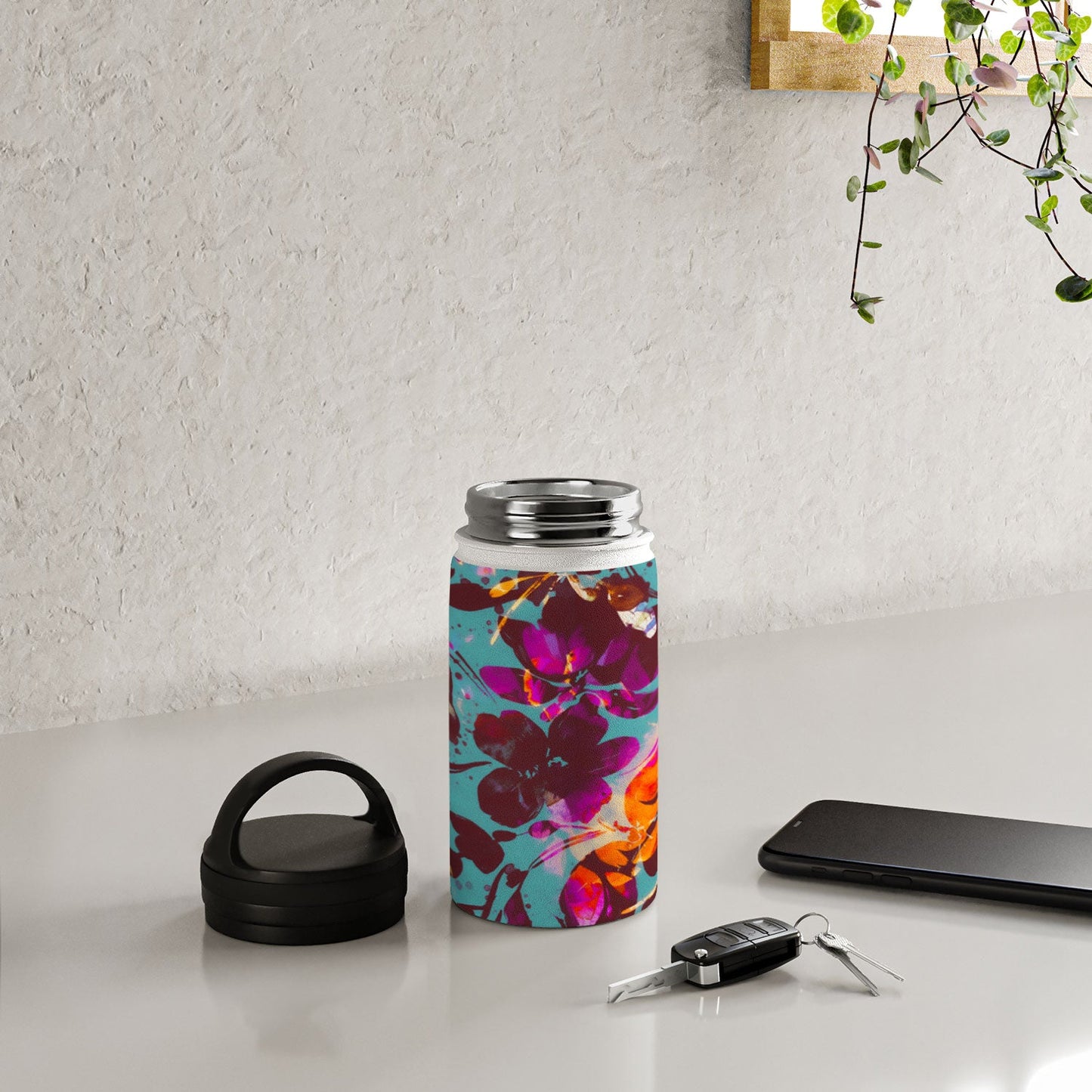 Marta Barragan Camarasa Bold Floral Expression Water Bottle