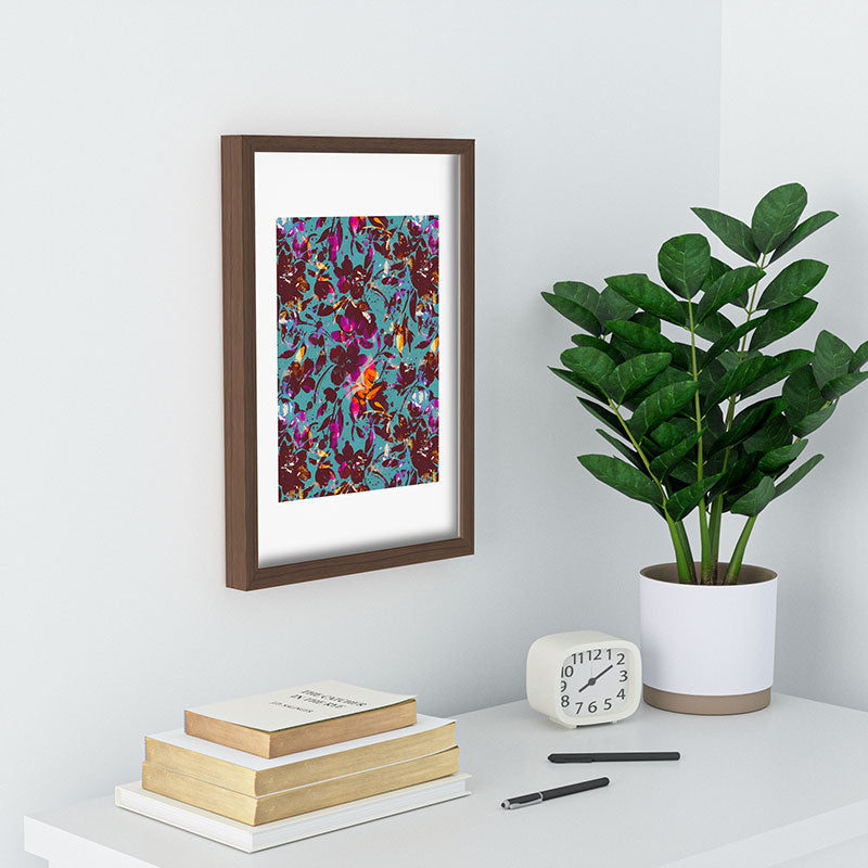 Marta Barragan Camarasa Bold Floral Expression Recessed Framing Rectangle