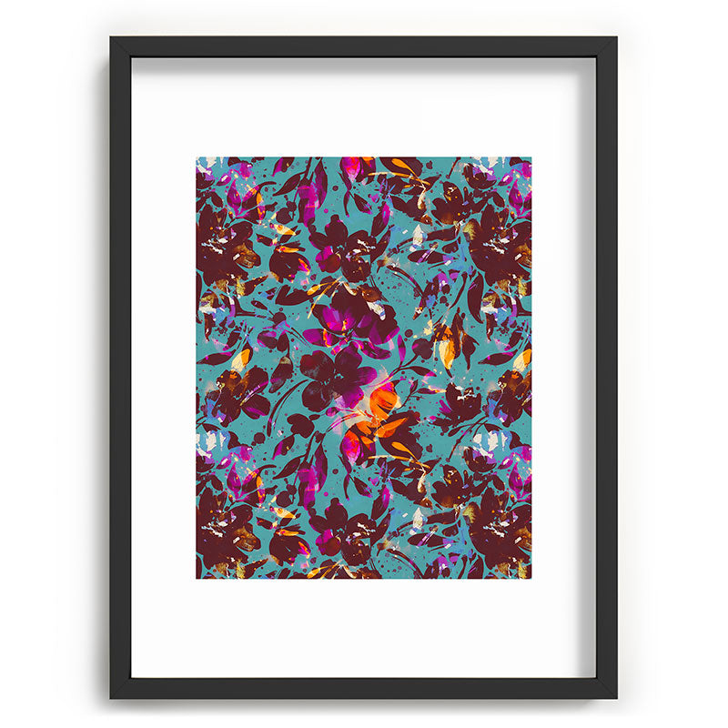 Marta Barragan Camarasa Bold Floral Expression Recessed Framing Rectangle