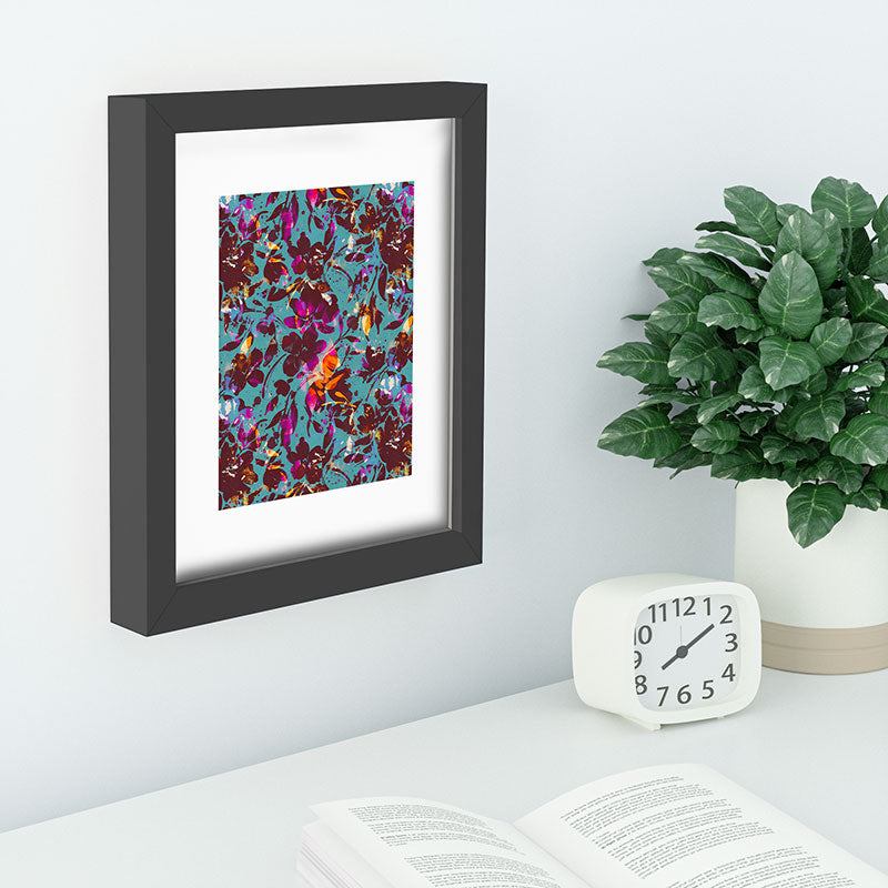 Marta Barragan Camarasa Bold Floral Expression Recessed Framing Rectangle