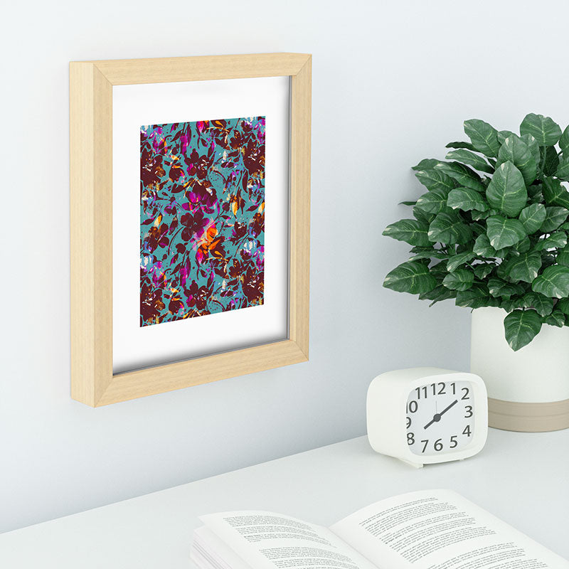 Marta Barragan Camarasa Bold Floral Expression Recessed Framing Rectangle