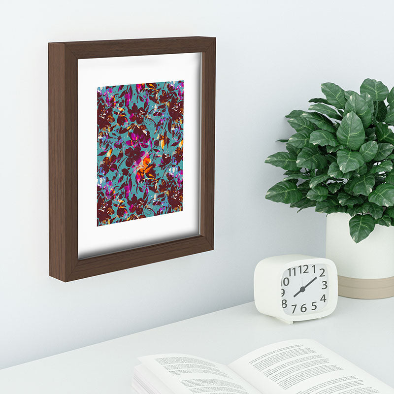 Marta Barragan Camarasa Bold Floral Expression Recessed Framing Rectangle