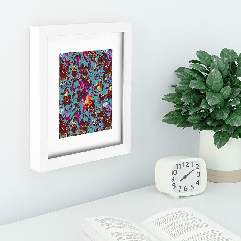 Marta Barragan Camarasa Bold Floral Expression Recessed Framing Rectangle