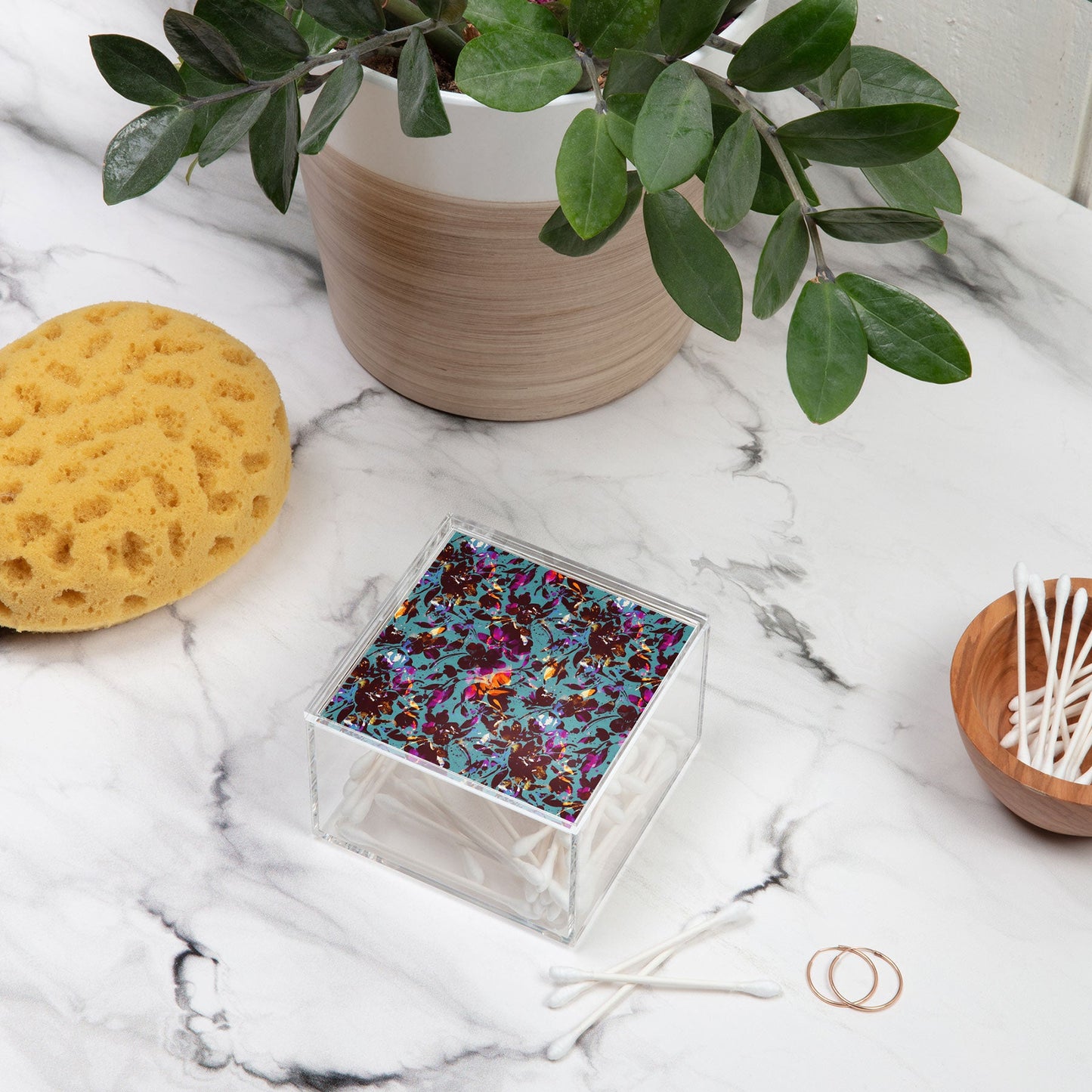 Marta Barragan Camarasa Bold Floral Expression Acrylic Box
