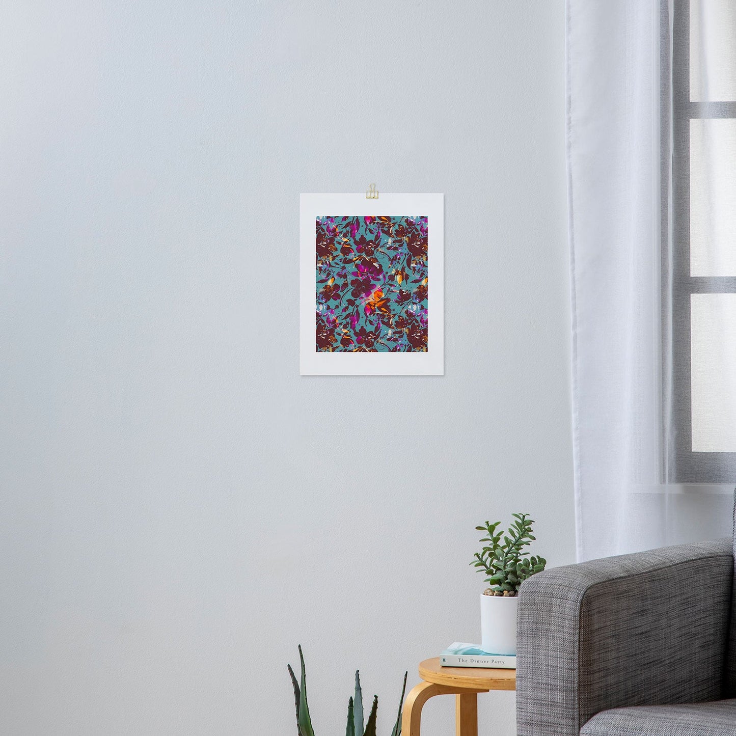 Marta Barragan Camarasa Bold Floral Expression Art Print
