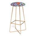 Marta Barragan Camarasa Bold Floral Expression Bar Stool