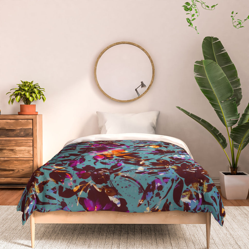 Marta Barragan Camarasa Bold Floral Expression Comforter