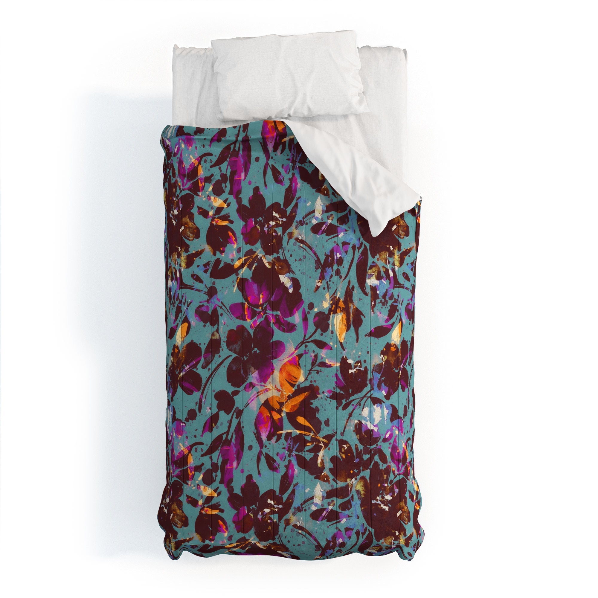 Marta Barragan Camarasa Bold Floral Expression Comforter