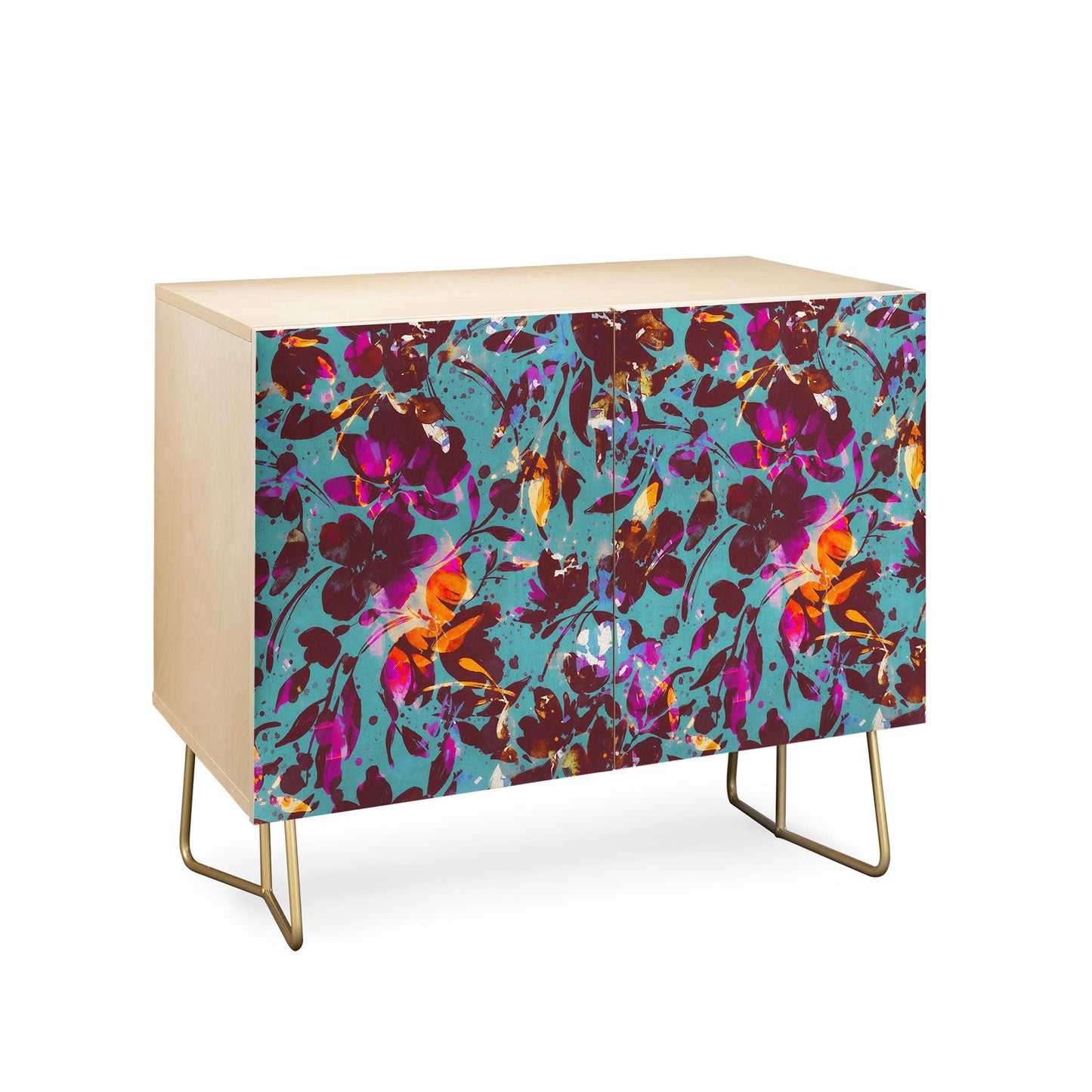 Marta Barragan Camarasa Bold Floral Expression Credenza