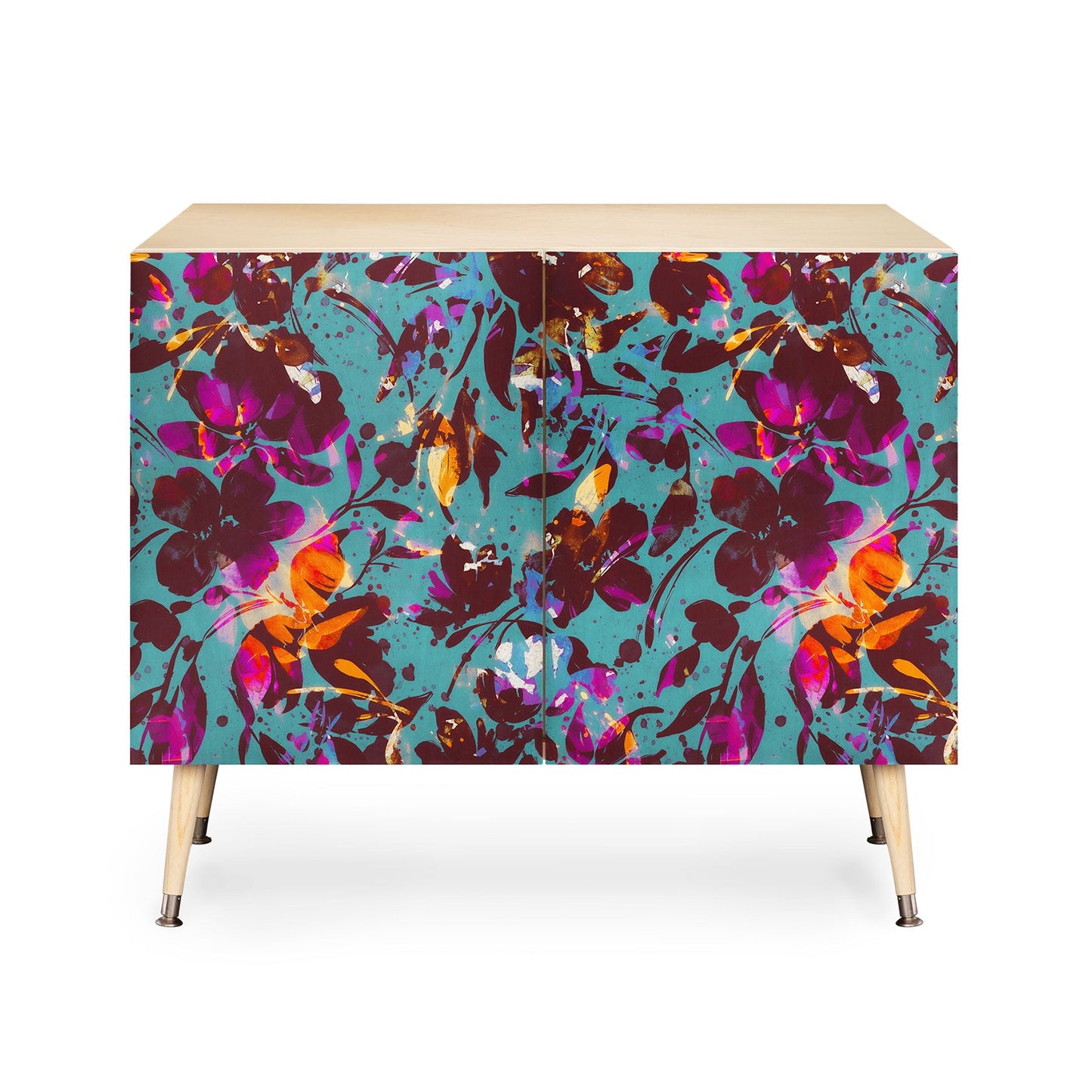 Marta Barragan Camarasa Bold Floral Expression Credenza
