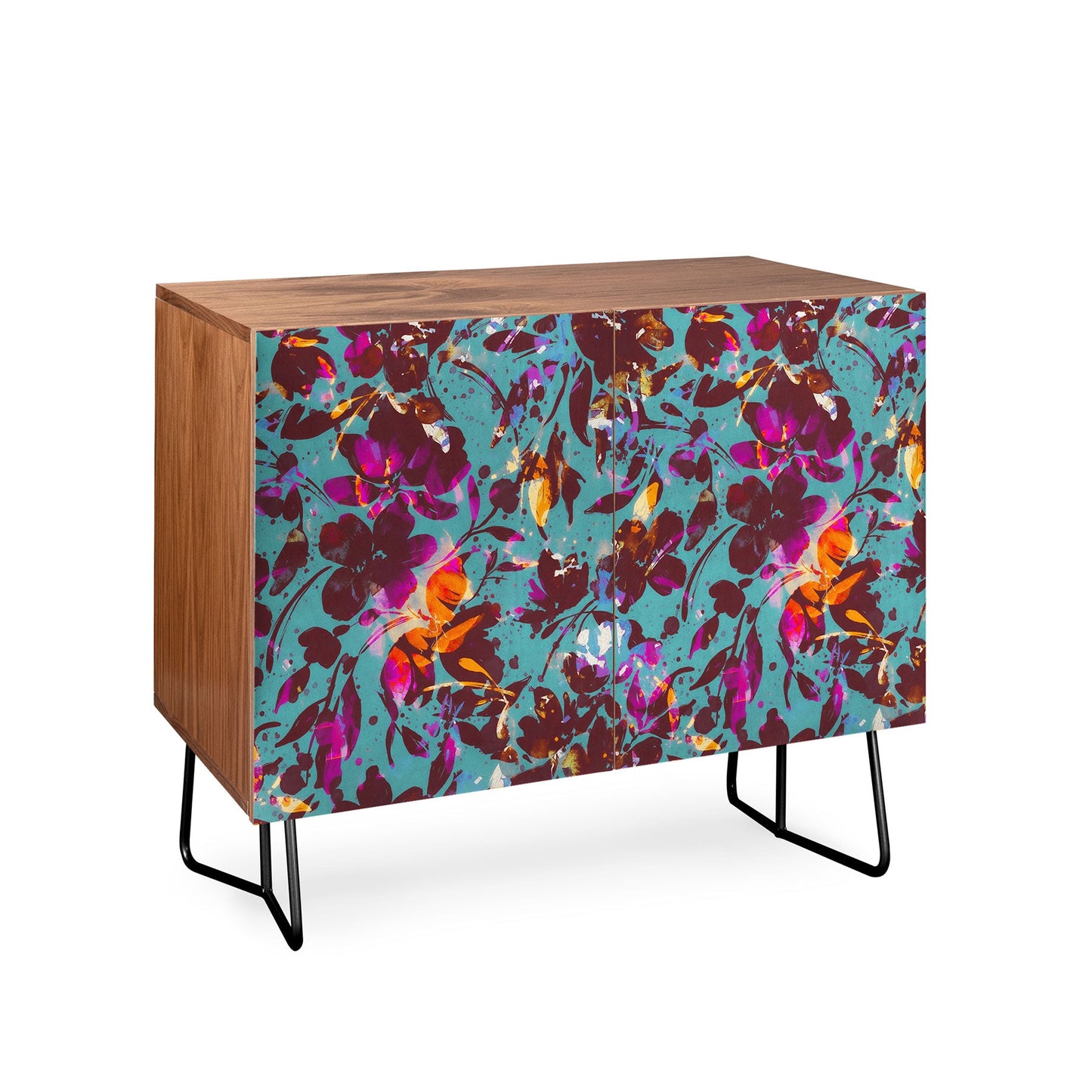 Marta Barragan Camarasa Bold Floral Expression Credenza
