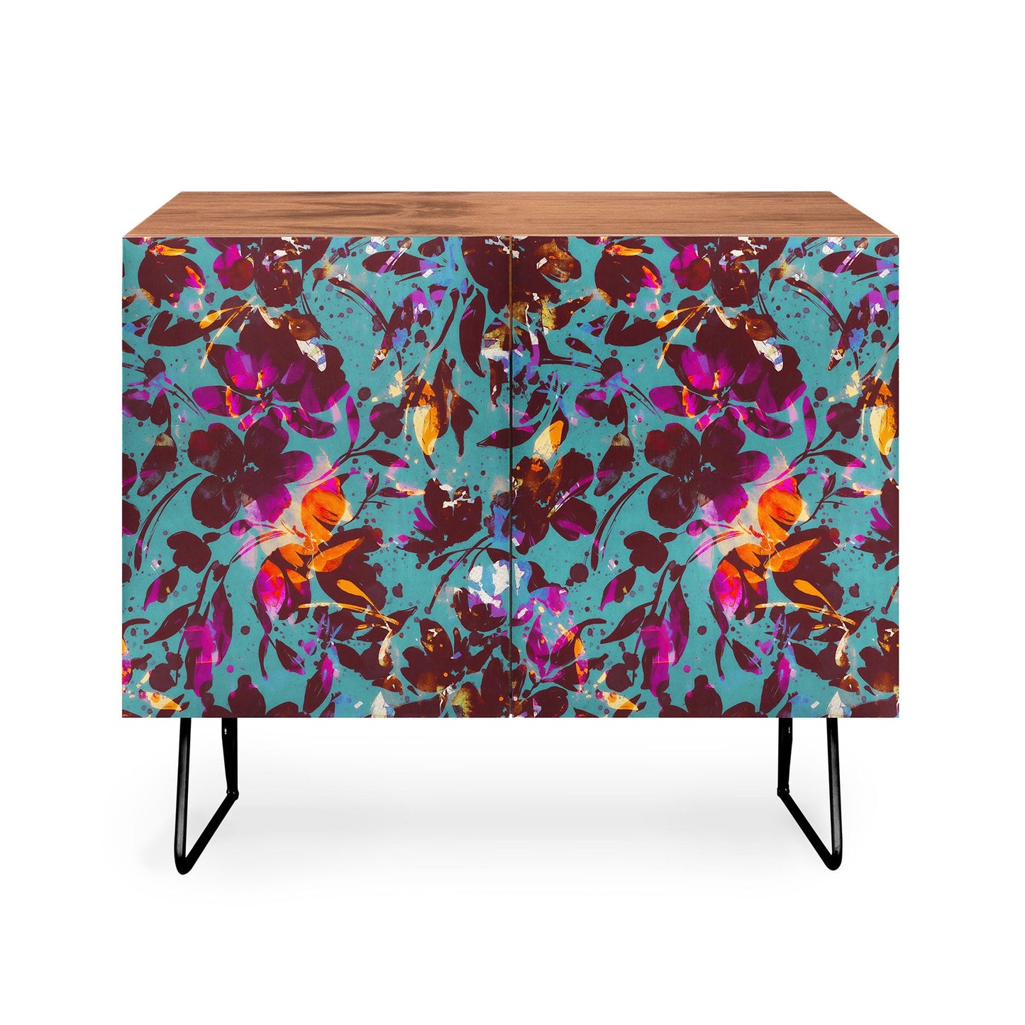 Marta Barragan Camarasa Bold Floral Expression Credenza