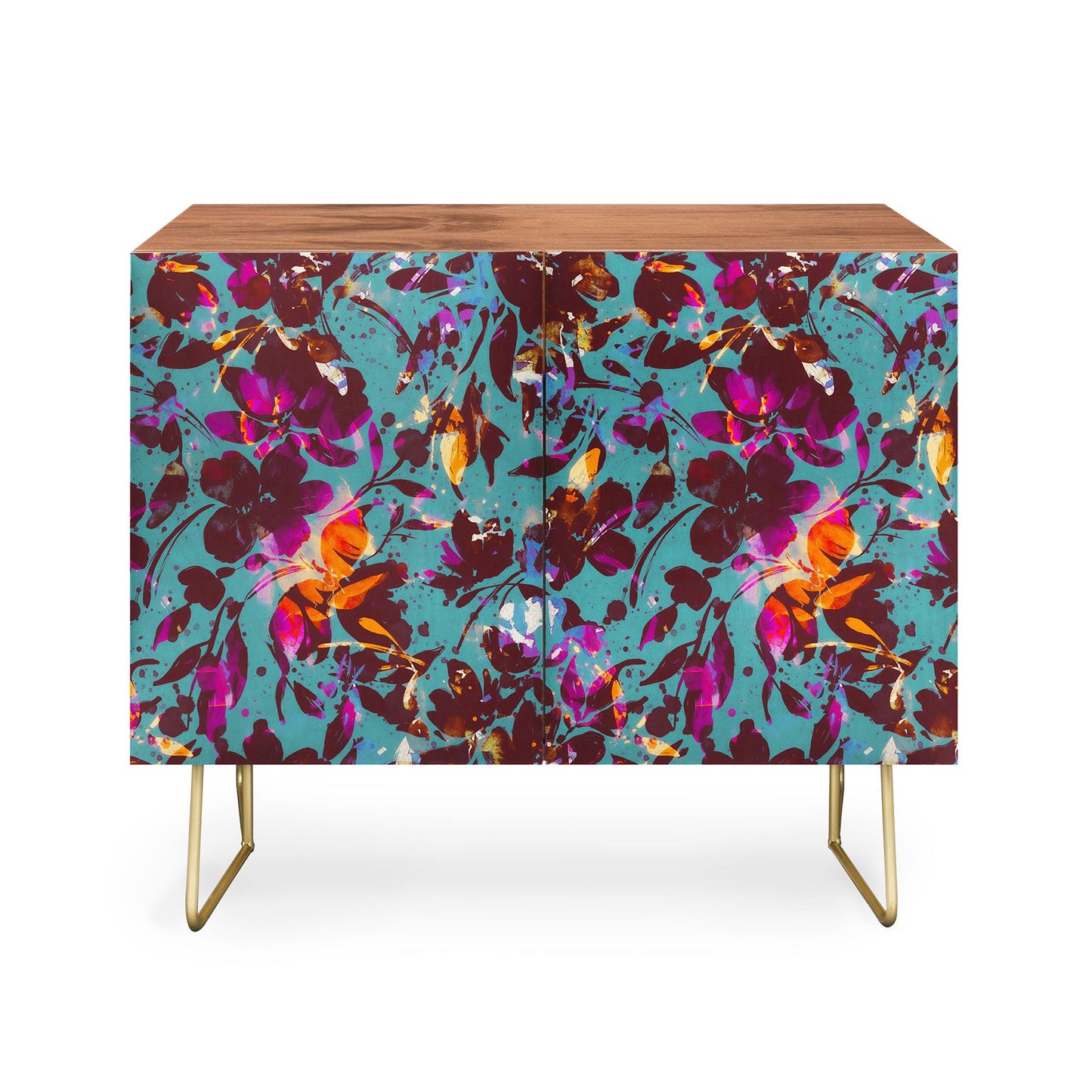 Marta Barragan Camarasa Bold Floral Expression Credenza