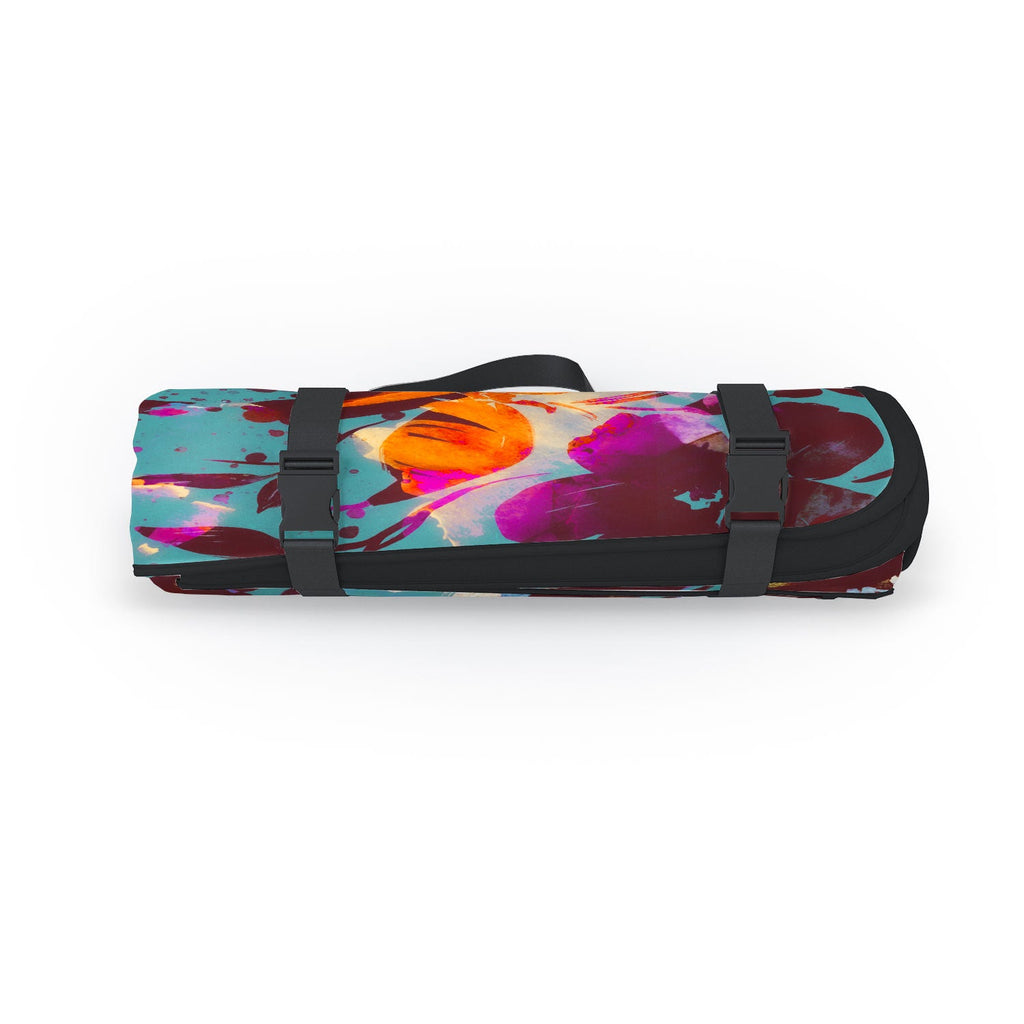 Marta Barragan Camarasa Bold Floral Expression Picnic Blanket