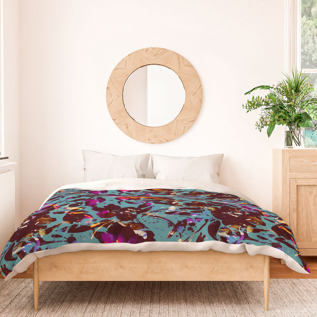 Marta Barragan Camarasa Bold Floral Expression Duvet Cover