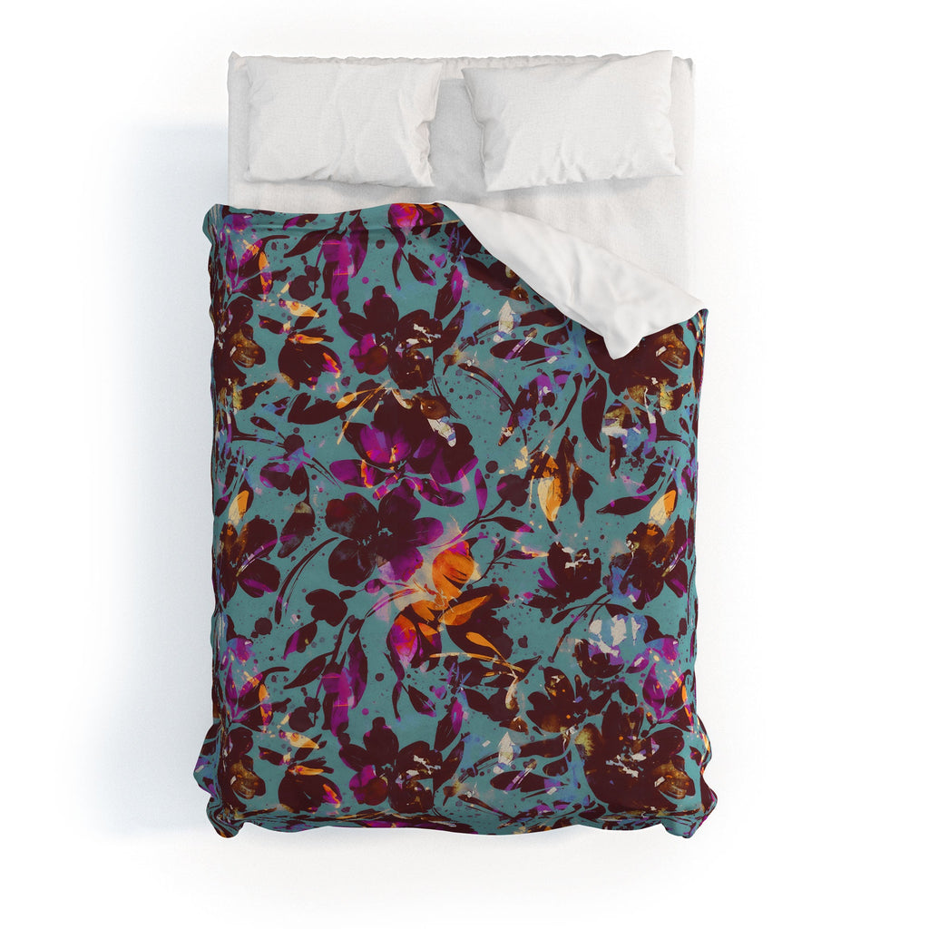 Marta Barragan Camarasa Bold Floral Expression Duvet Cover