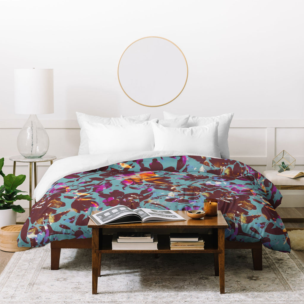 Marta Barragan Camarasa Bold Floral Expression Duvet Cover