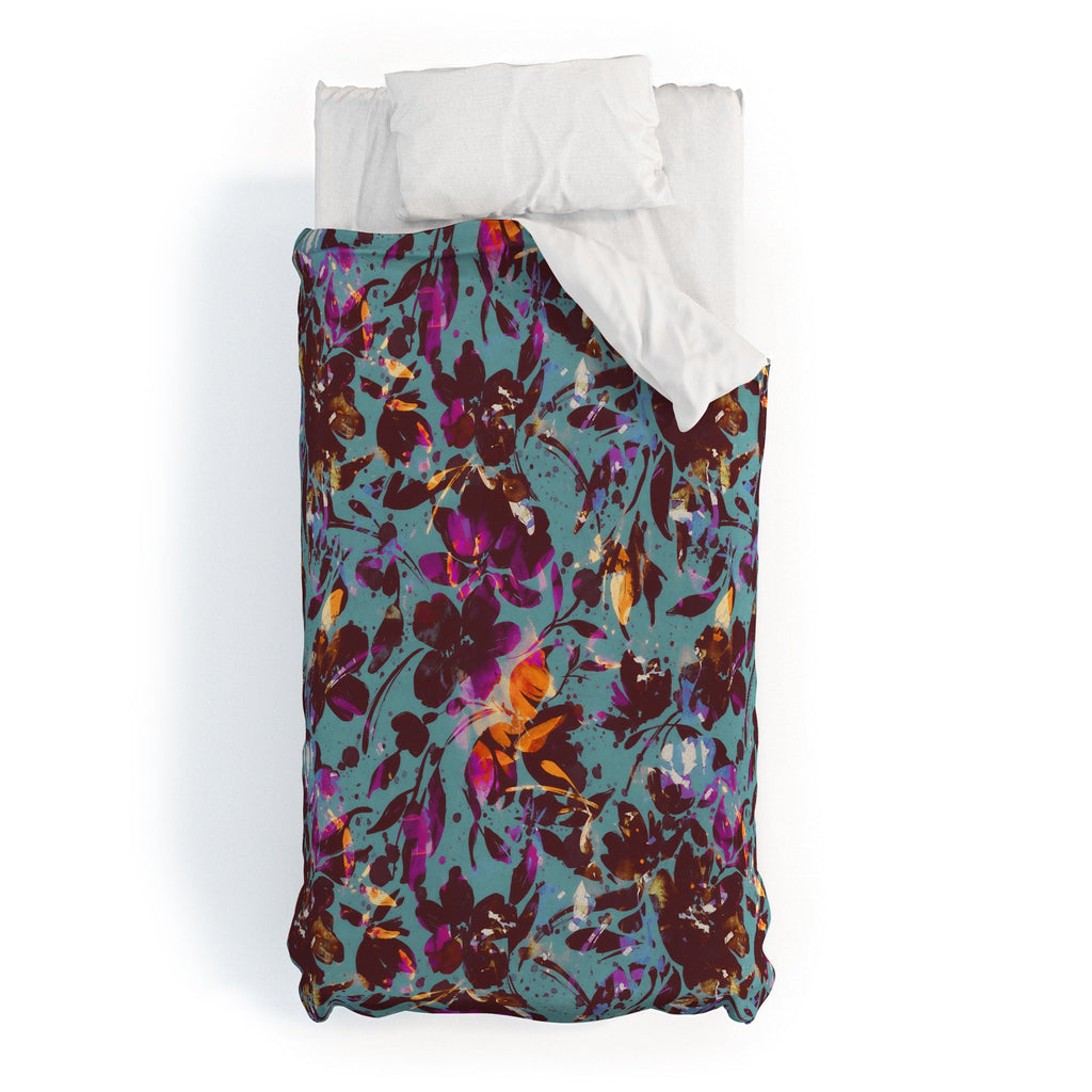 Marta Barragan Camarasa Bold Floral Expression Duvet Cover
