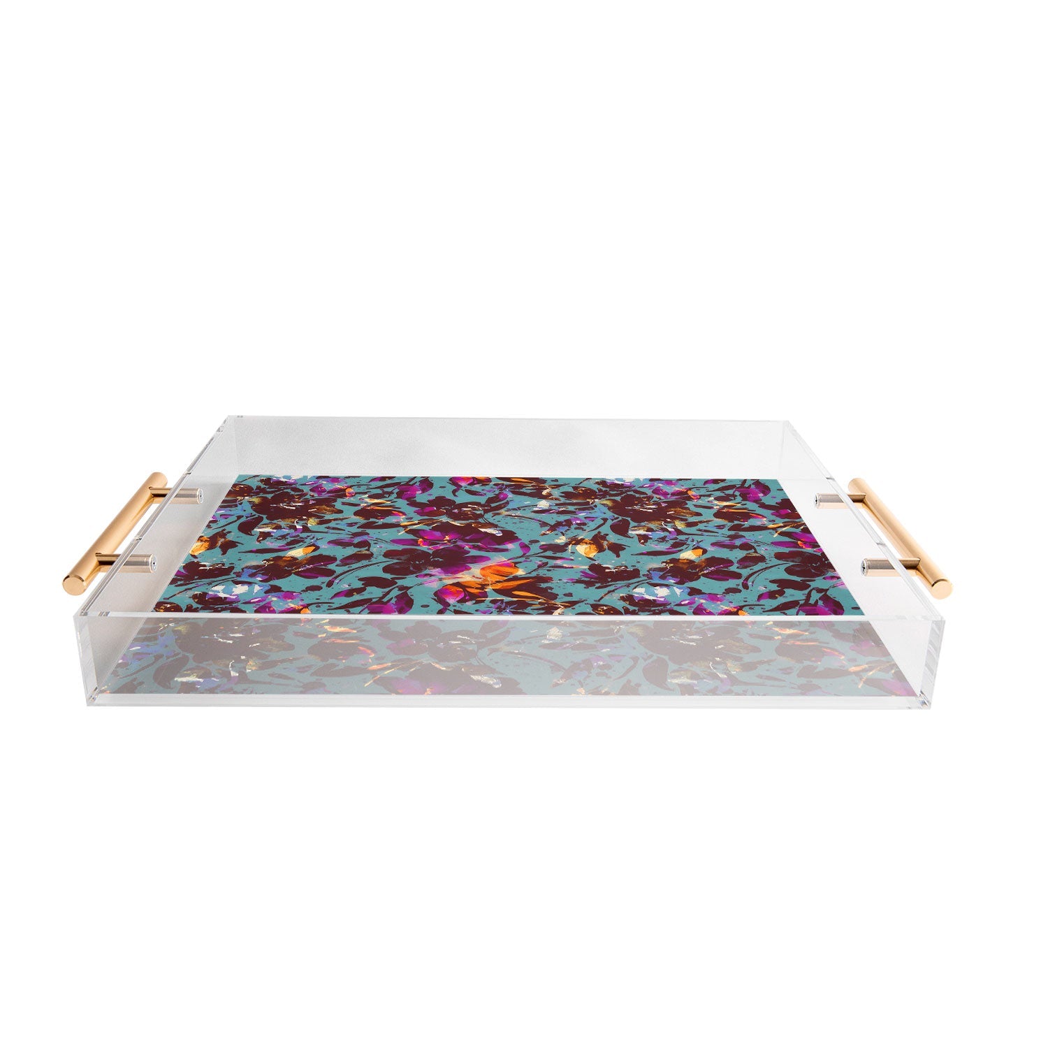 Marta Barragan Camarasa Bold Floral Expression Acrylic Tray