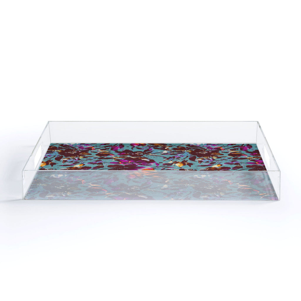 Marta Barragan Camarasa Bold Floral Expression Acrylic Tray