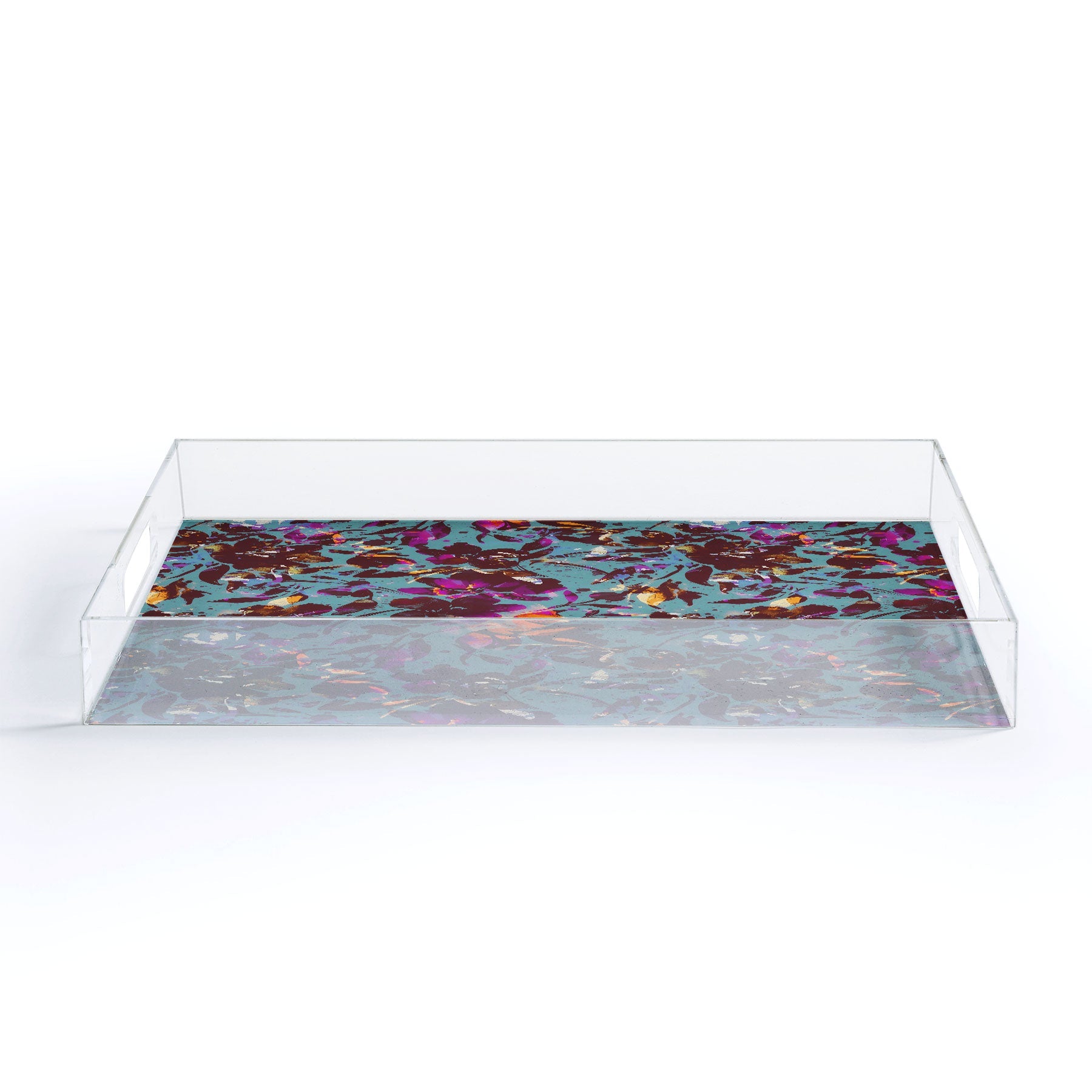 Marta Barragan Camarasa Bold Floral Expression Acrylic Tray