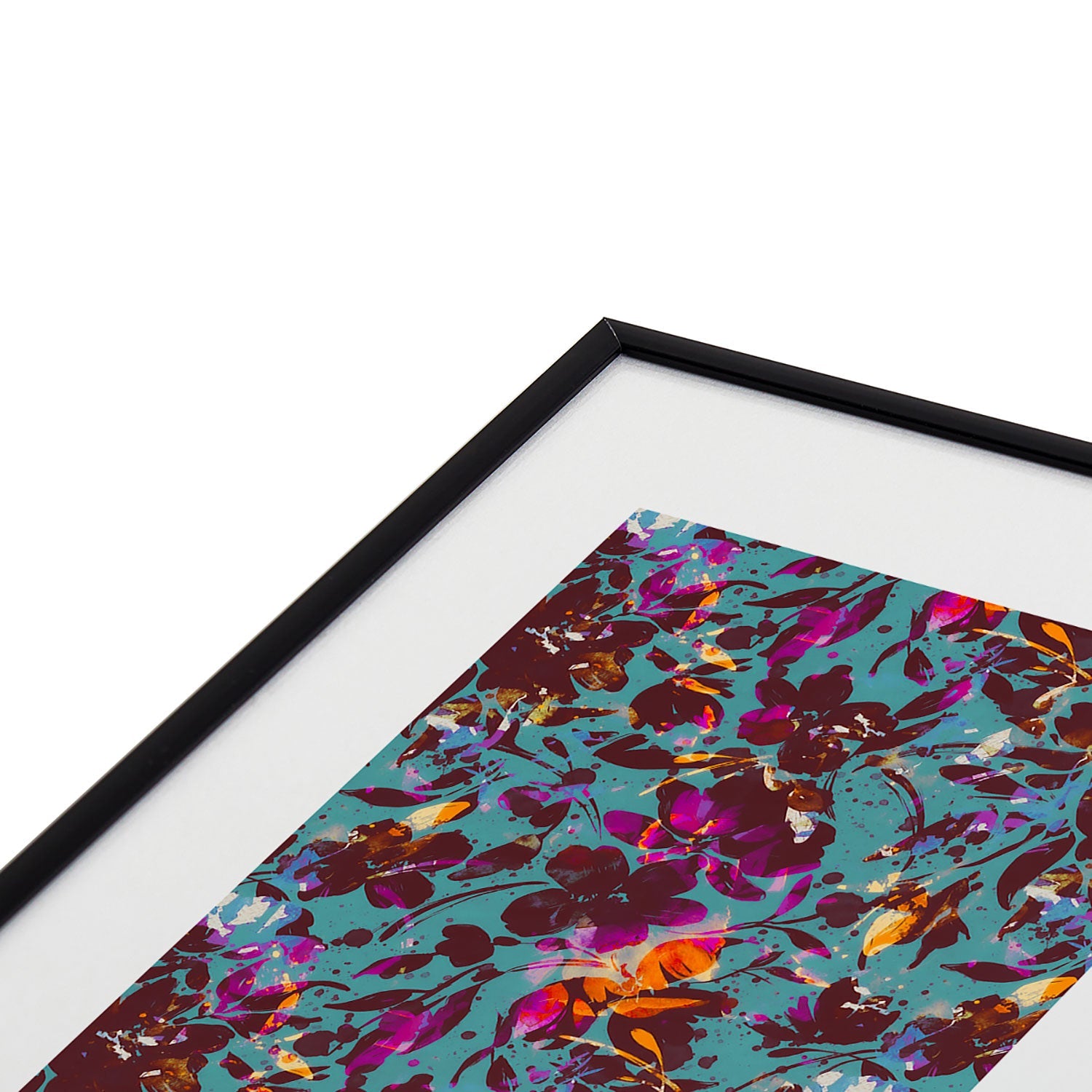 Marta Barragan Camarasa Bold Floral Expression Metal Framed Art Print