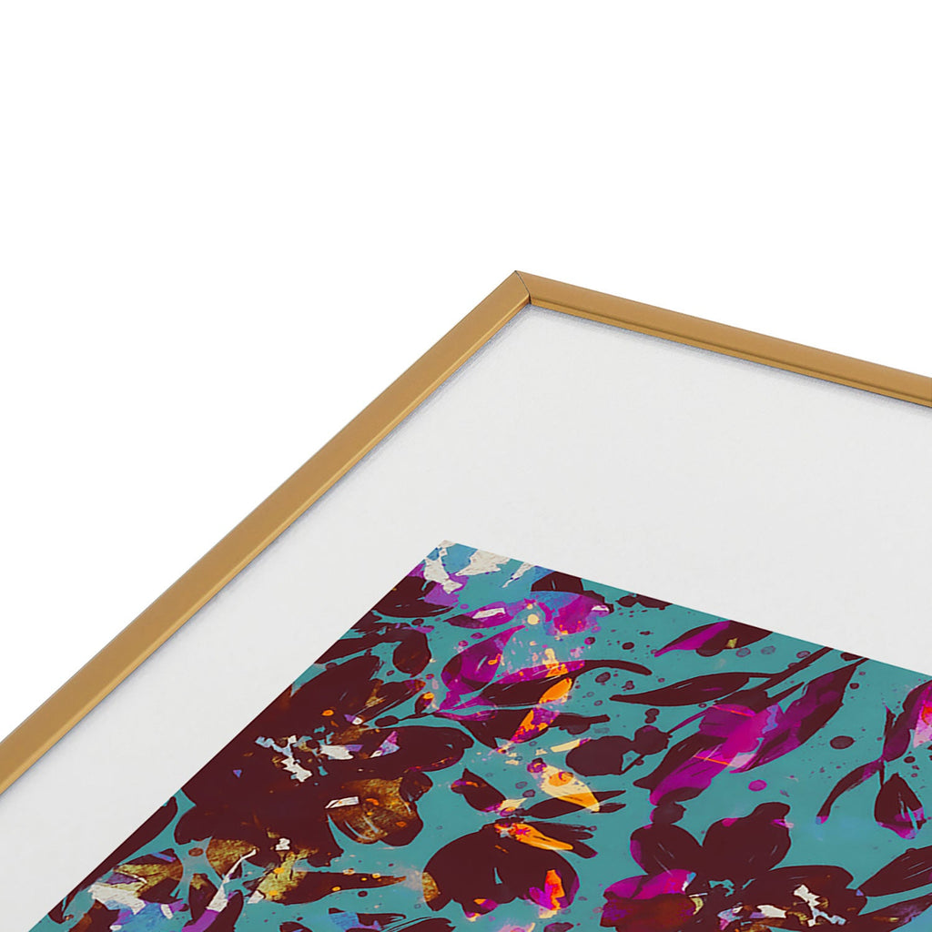 Marta Barragan Camarasa Bold Floral Expression Metal Framed Art Print