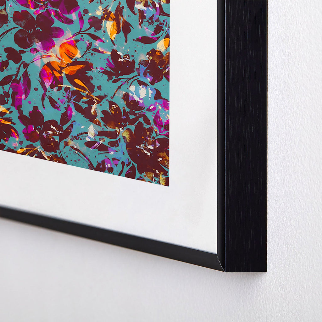 Marta Barragan Camarasa Bold Floral Expression Metal Framed Art Print