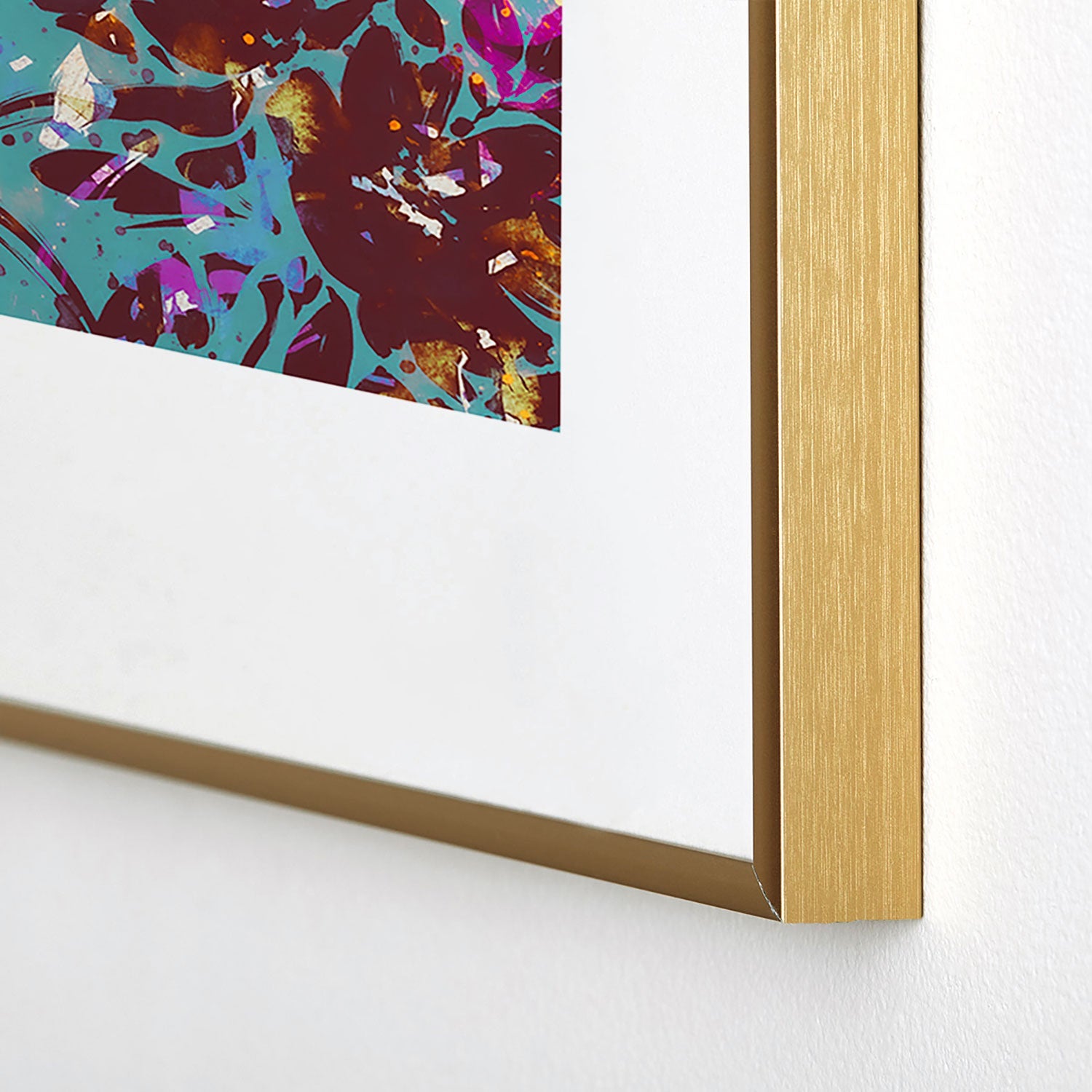 Marta Barragan Camarasa Bold Floral Expression Metal Framed Art Print