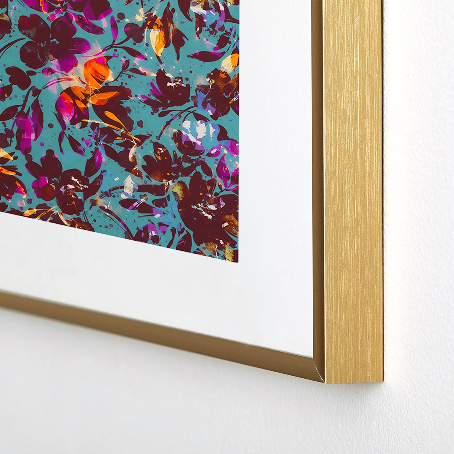 Marta Barragan Camarasa Bold Floral Expression Metal Framed Art Print