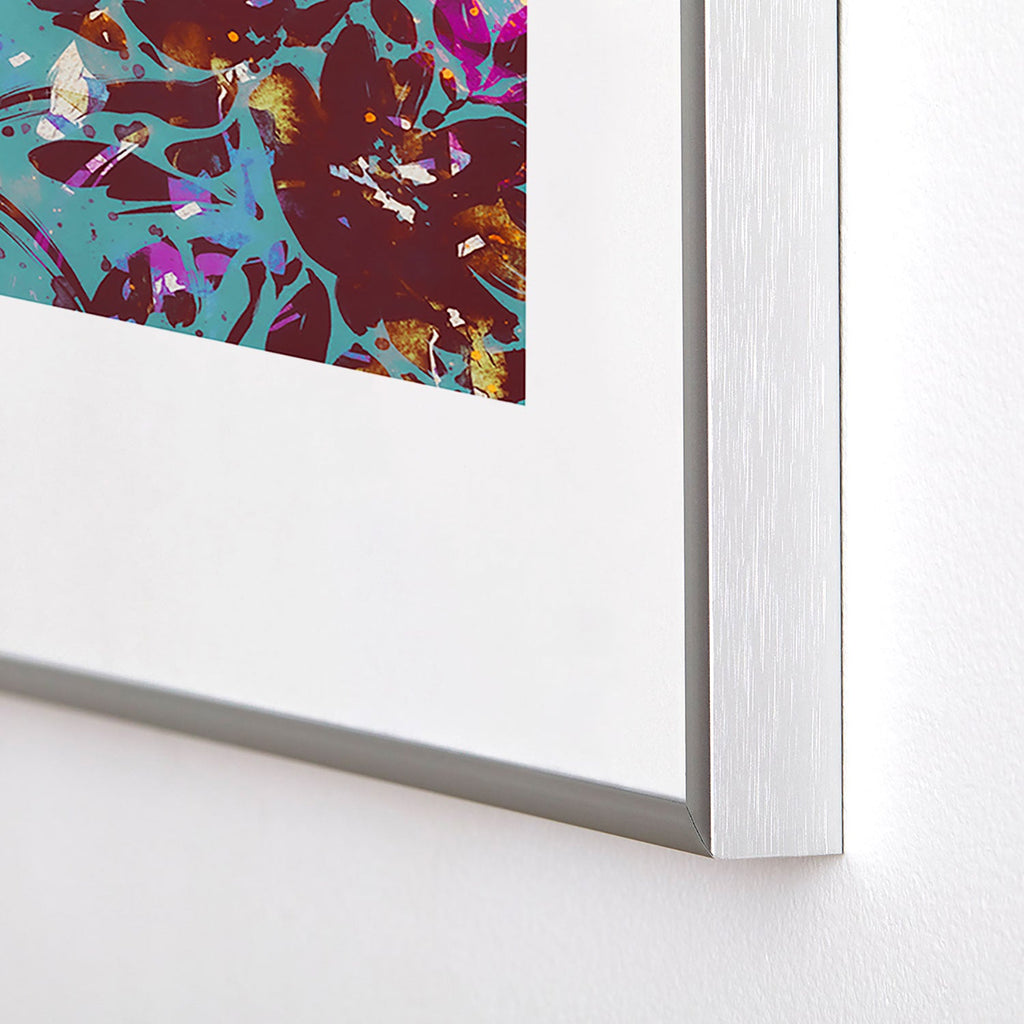 Marta Barragan Camarasa Bold Floral Expression Metal Framed Art Print