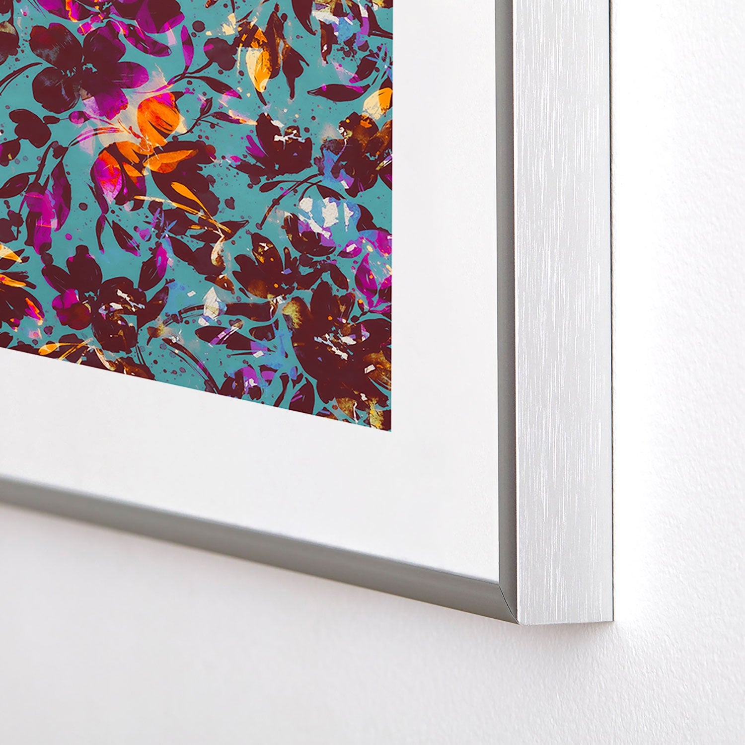 Marta Barragan Camarasa Bold Floral Expression Metal Framed Art Print