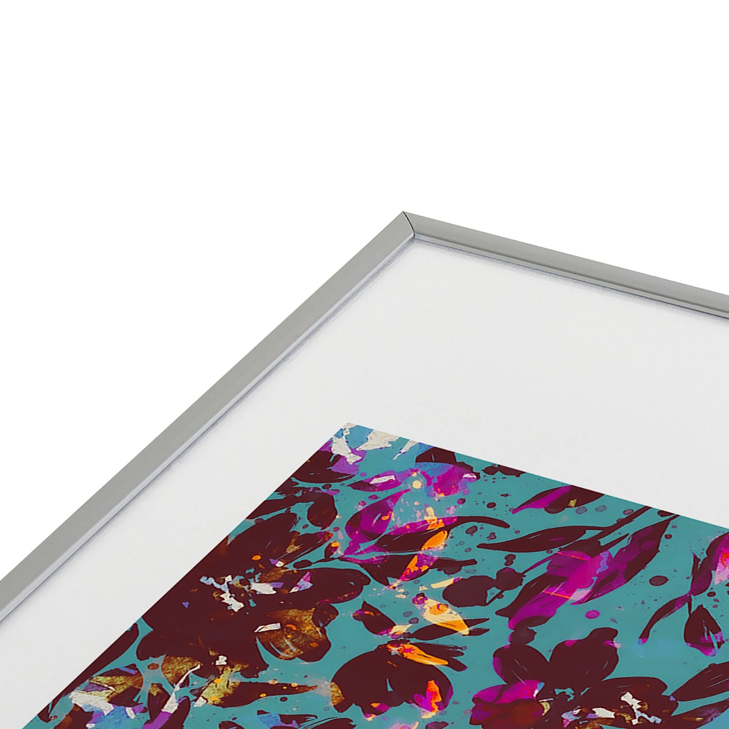 Marta Barragan Camarasa Bold Floral Expression Metal Framed Art Print