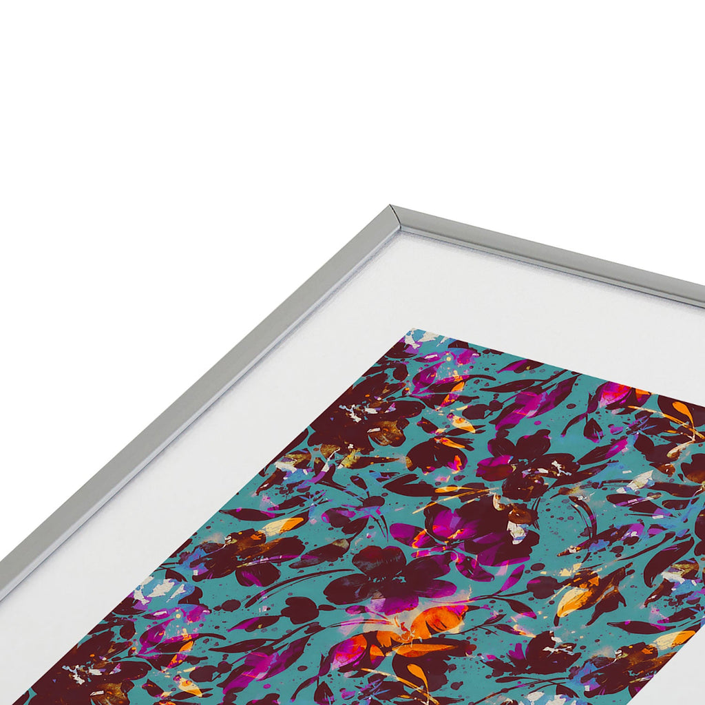Marta Barragan Camarasa Bold Floral Expression Metal Framed Art Print