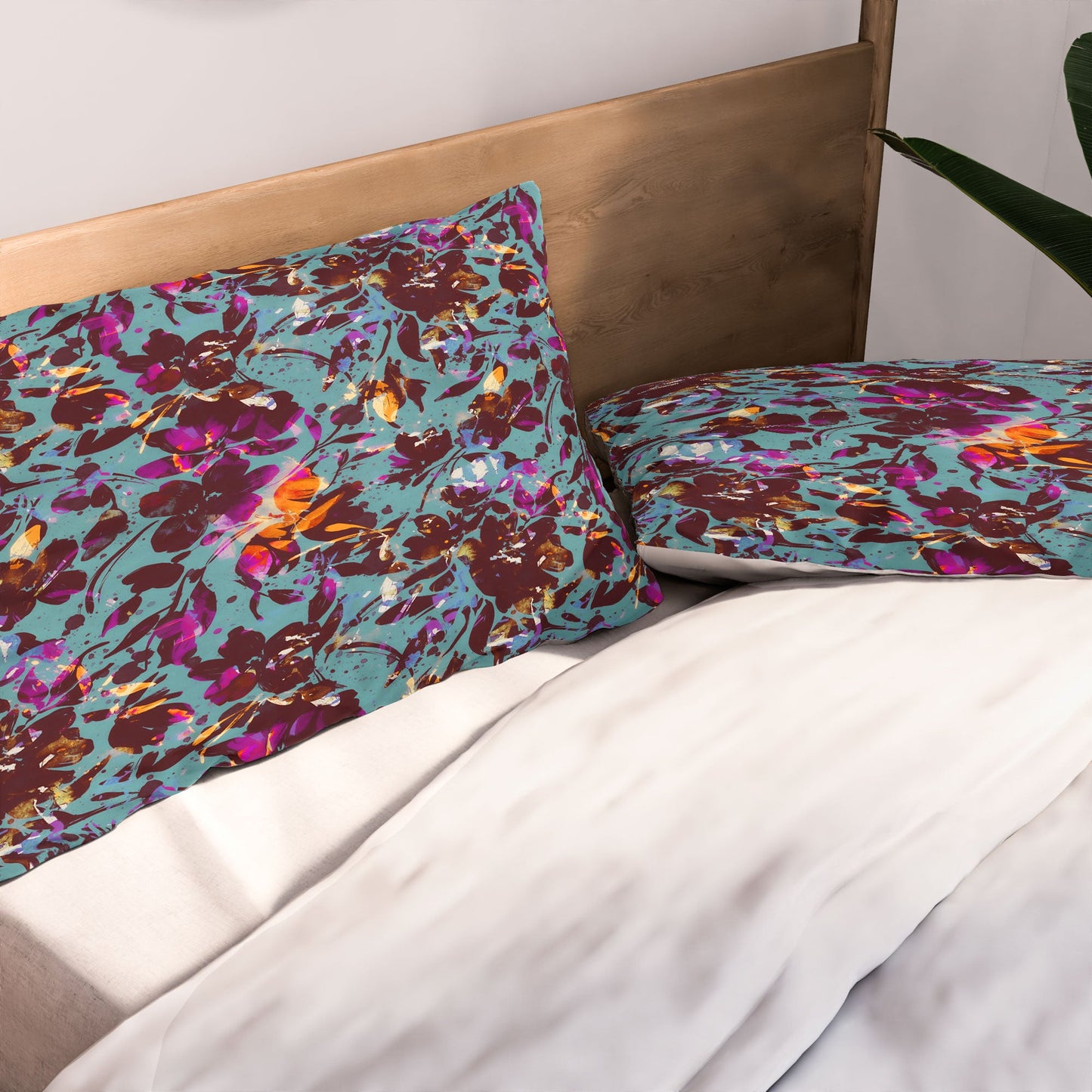 Marta Barragan Camarasa Bold Floral Expression Pillow Shams