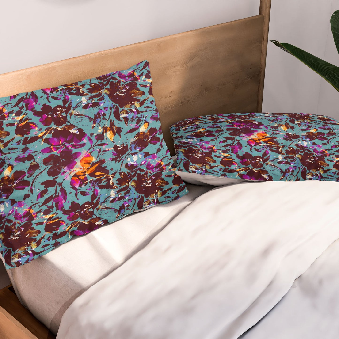 Marta Barragan Camarasa Bold Floral Expression Pillow Shams