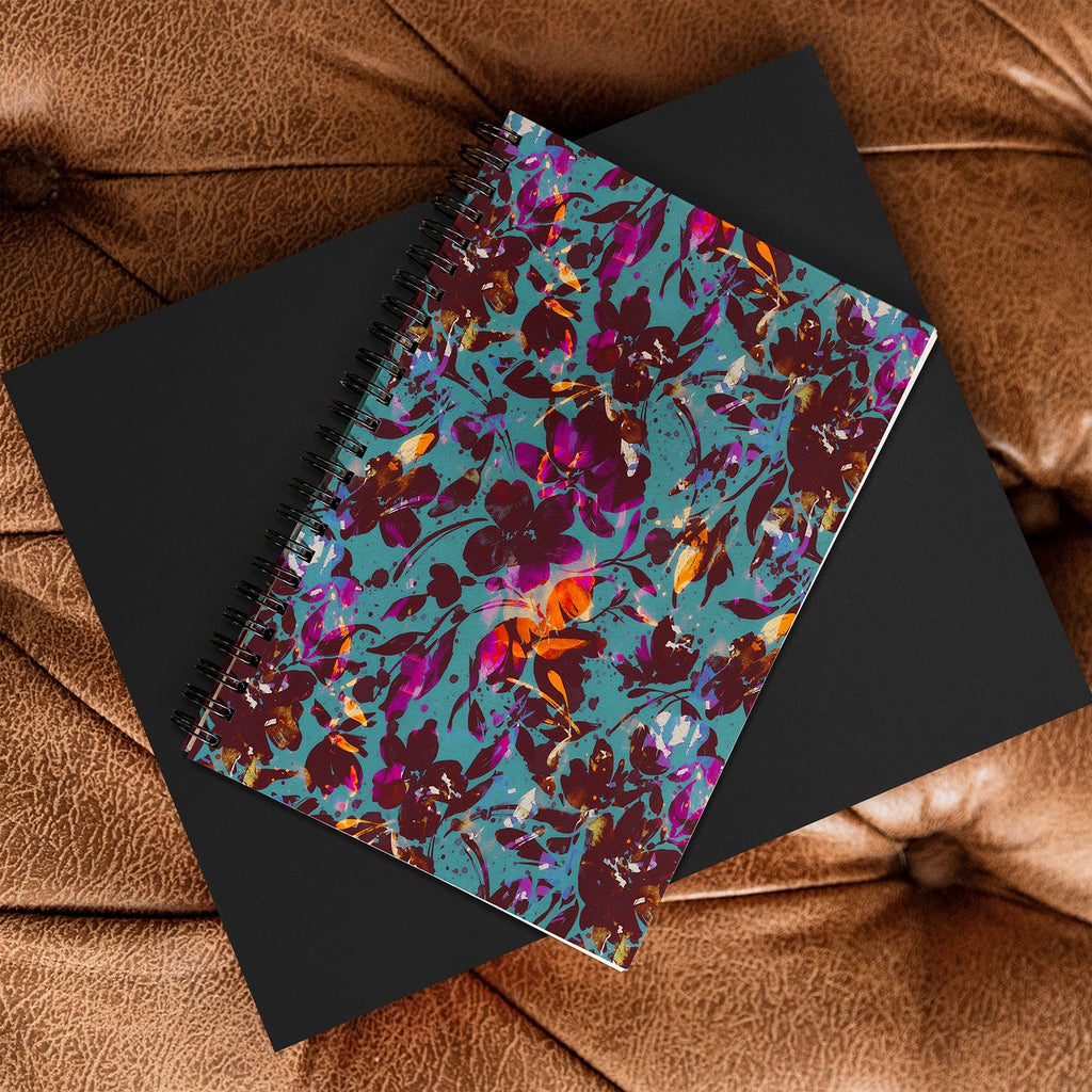 Marta Barragan Camarasa Bold Floral Expression Spiral Notebook
