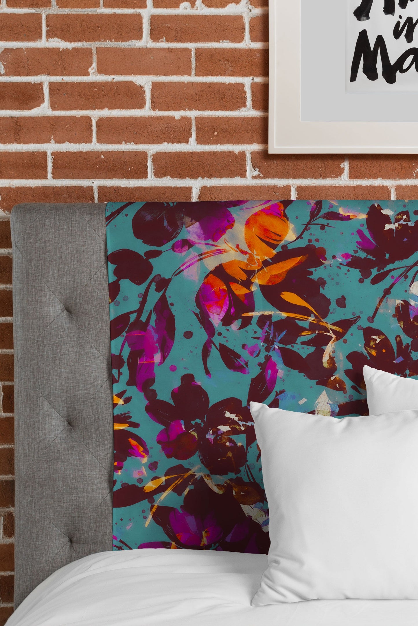 Marta Barragan Camarasa Bold Floral Expression Tapestry