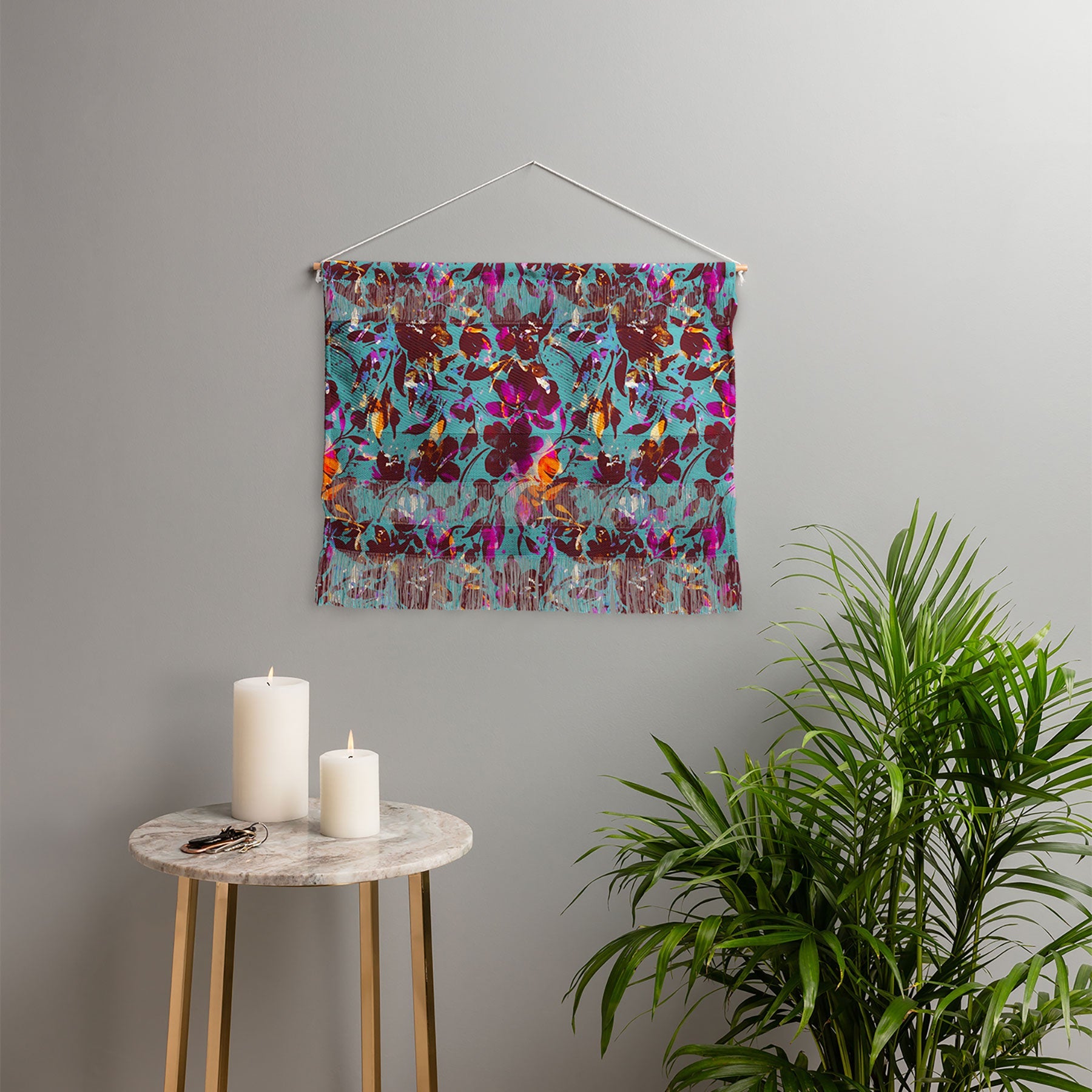 Marta Barragan Camarasa Bold Floral Expression Wall Hanging Landscape