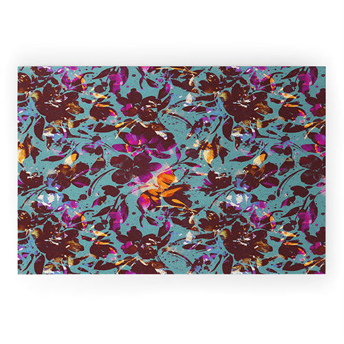 Marta Barragan Camarasa Bold Floral Expression Welcome Mat