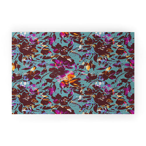 Marta Barragan Camarasa Bold Floral Expression Welcome Mat