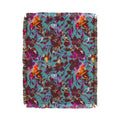 Marta Barragan Camarasa Bold Floral Expression Throw Blanket