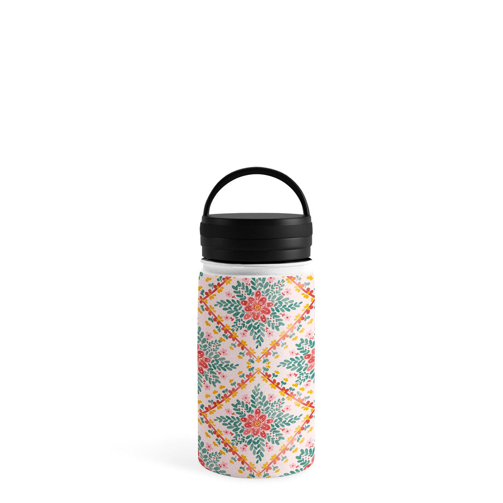 Marta Barragan Camarasa Chic Floral Geometry Water Bottle
