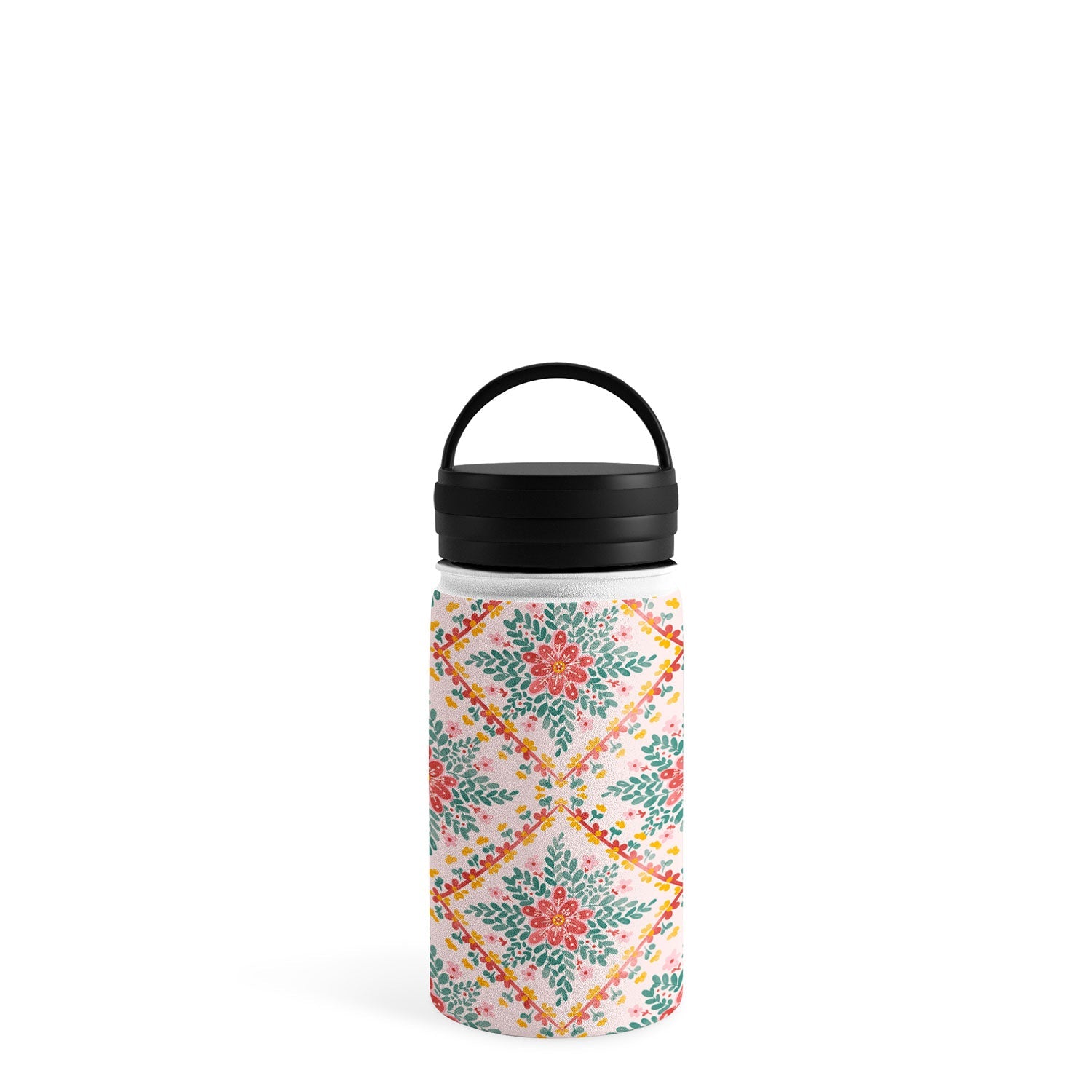 Marta Barragan Camarasa Chic Floral Geometry Water Bottle