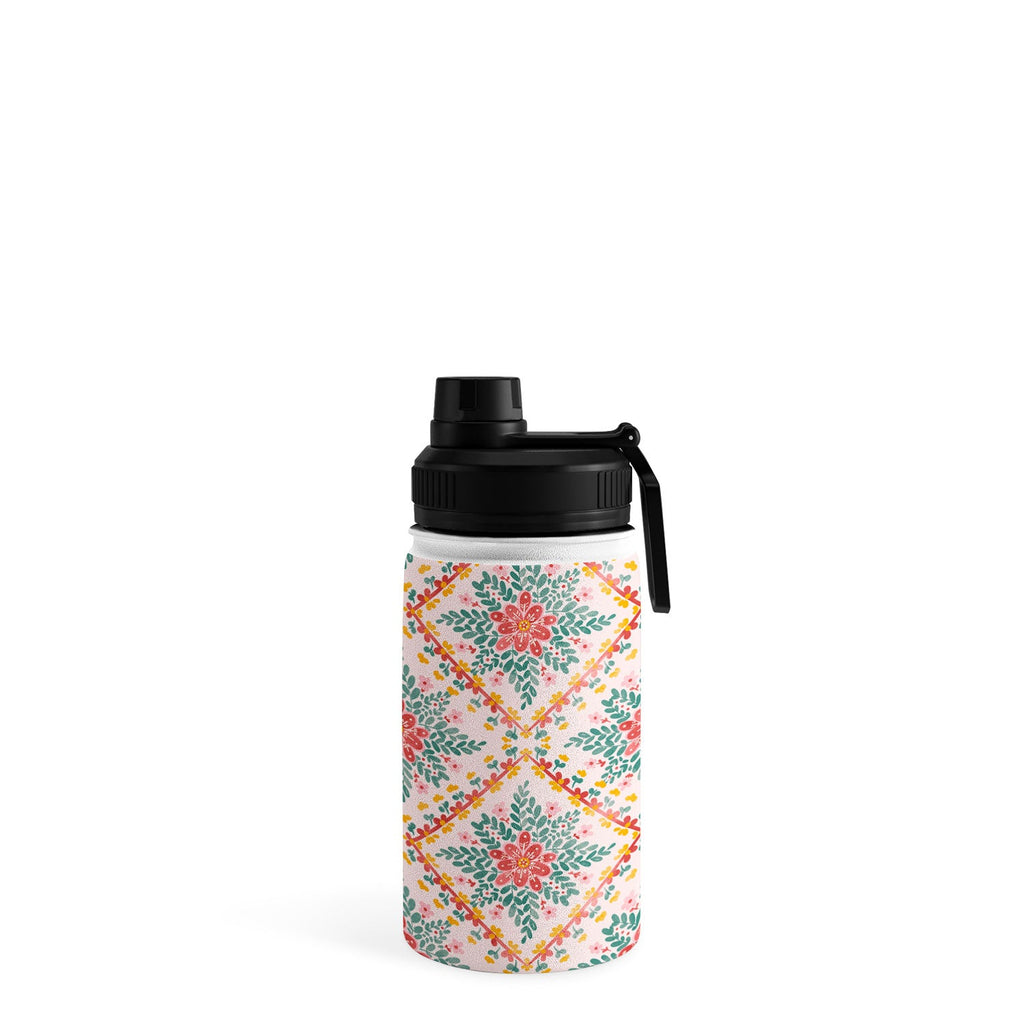 Marta Barragan Camarasa Chic Floral Geometry Water Bottle