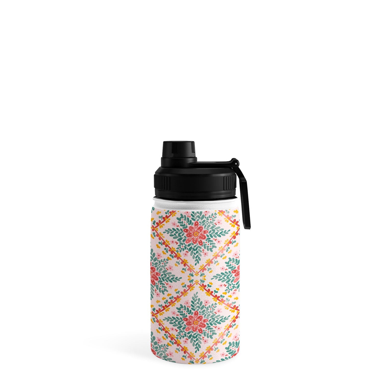 Marta Barragan Camarasa Chic Floral Geometry Water Bottle